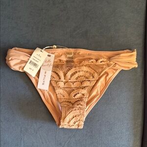Pilyq Pink Sands Lace Bikini Bottom